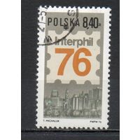Международная филателистическая выставка "Interphil 76" в Филадельфии Польша 1976 год серия из 1 марки