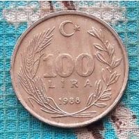Турция 100 Лир 1988 года. Новогодняя ликвидация!