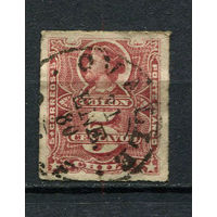 Чили - 1877 - Колумб 5С - [Mi.15] - 1 марка. Гашеная.  (Лот 65Dt)