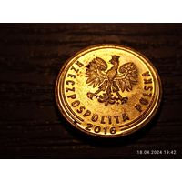 Польша 1 грош 2016