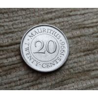 Werty71 Маврикий 20 центов 1996