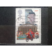 Англия 1985 Почтальон на мотоцикле