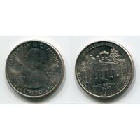 США. 25 центов (2016, Западная Вирджиния, буква P, aUNC)