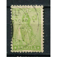 Португальские колонии - Ангола - 1932/1946 - Жница 5A - [Mi.249] - 1 марка. Гашеная.  (Лот 108AZ)