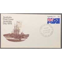 Конверт первого дня Австралия 1978г Australia Day Flag