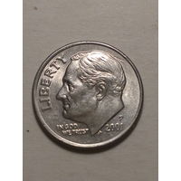 10 цент США 2001 Р