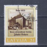 [496] Латвия 2006. Культура.Архитектура. Гашеная марка.