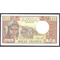 Джибути 1000 франков 1991 г.