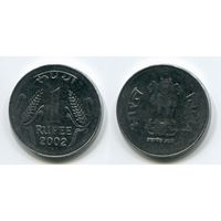 Индия. 1 рупия (2002, XF)