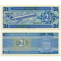 Нидерландские Антилы. 2,5 гульдена (образца 1970 года, P21, UNC)