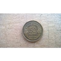 Франция 50 сантимов, 1936г. (D-20)