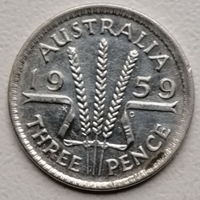 Австралия 3 пенс 1959