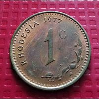 Родезия 1 цент 1977 г. #41320