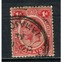 Британские колонии - Ямайка - 1912/1920 - Король Георг V 1P - [Mi.58A] - 1 марка. Гашеная.  (Лот 57Ct)