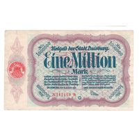 Германия Дуйсбург 1 000 000 марок 1923 года. Состояние XF-