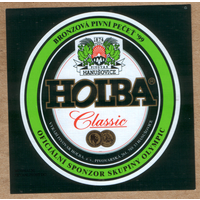 Этикетка пива Holba Чехия Ф597