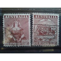 Австралия 1950 100 лет австралийским маркам полная серия