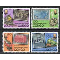 Транспорт на почтовых марках Конго 1979 год серия из 4-х марок