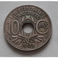 10 сантимов 1929 г. Франция