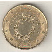 Мальта 20 евроцент 2008
