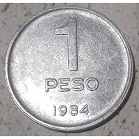Аргентина 1 песо, 1984 (14-2-14(в))