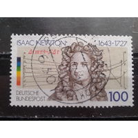Германия 1993 Исаак Ньютон Михель-0,7 евро гаш.