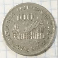 100 рупий 1978 года Индонезия