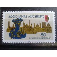 ФРГ 1985 2000 лет г. Ауксбург, герб Михель-2,0 евро