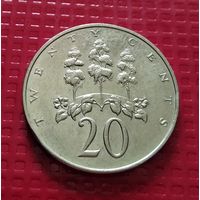 Ямайка 20 центов 1989 г . #30915