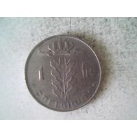 Монеты.Европа.Бельгия 1 Франк 1974.