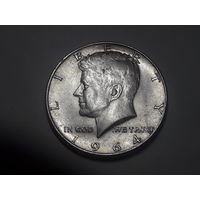 50 центов 1/2 доллара 1964 серебро 900 пробы распродажа с 1 рубля