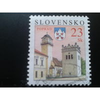 Словакия 2006 кирха, герб г. Попрад
