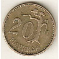Финляндия 20 марка 1954
