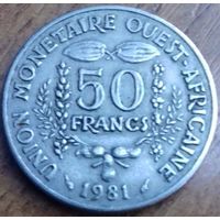 Западная Африка 50 франков 1981