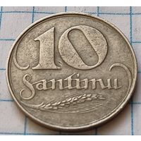 Латвия 10 сантимов, 1922      ( 2-6-8 )