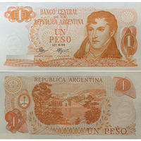 Аргентина 1 Песо 1970-73 UNC П1-123