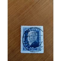 1937 Латвия президент Ульманис зуб. Лин. 11 1/2 (1-3)