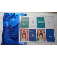 HP Photo Paper Storage Bag 9222-3275 - пакет для хранение фотобумаги + 2 комплекта образцов Q2503-60001.