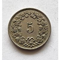 Швейцария 5 раппенов, 1925