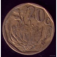 20 центов 1994 год ЮАР