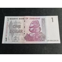 Зимбабве 1 доллар 2007  Unc