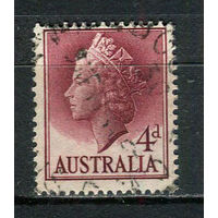 Австралия - 1957 - Королева Елизавета II 4Р - [Mi.273A] - 1 марка. Гашеная.  (Лот 10EZ)-T25P1