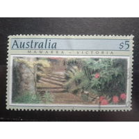 Австралия 1989 Ботанический сад, номинал 5 долларов