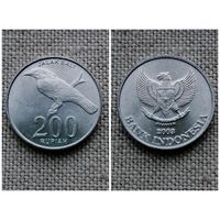 Индонезия 200 рупий 2003/фауна /птицы