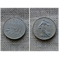 Франция 1/2 франка 1984