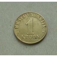 Эстония. 1 крона 2000 года.