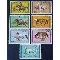 Монголия 1977 лошади.