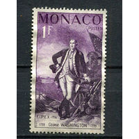 Монако - 1956 - Джордж Вашингтон 1Fr - [Mi.527] - 1 марка. Чистая без клея.  (Лот 46DW)-T2P4