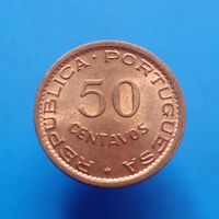 Португальская Ангола 50 сентаво 1957