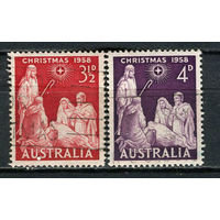 Австралия - 1958 - Рождество - [Mi. 286-287] - полная серия - 2 марки. Гашеная.  (Лот 18EZ)-T25P1
